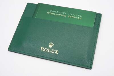 Rolex Kartenetui und Booklet neues Modell 2024-25