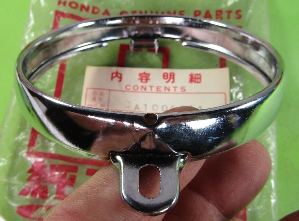 Honda CM91 1966-1969 NOS 90 cc anillo de luz de cabeza bisel llanta🔥33101-005-811🔥OEM Foto 4 de 4