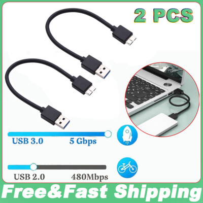 USB 3.0 Cord Cable For SEAGATE Backup Plus Slim Portable External Hard Drive HDD