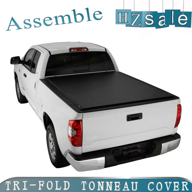 Truck Bed Accessories Fits 07 18 Toyota Tundra 5 5ft 66in Bed Tri Fold Tonneau Cover Auto Parts And Vehicles Kkbasket Com