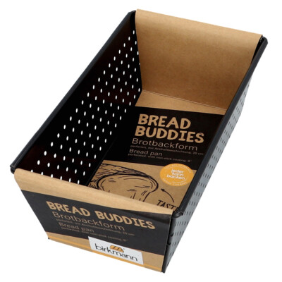 Birkmann Brot Backform Kastenform perforiert Antihaft Bread Buddies 20 x 11,5 cm