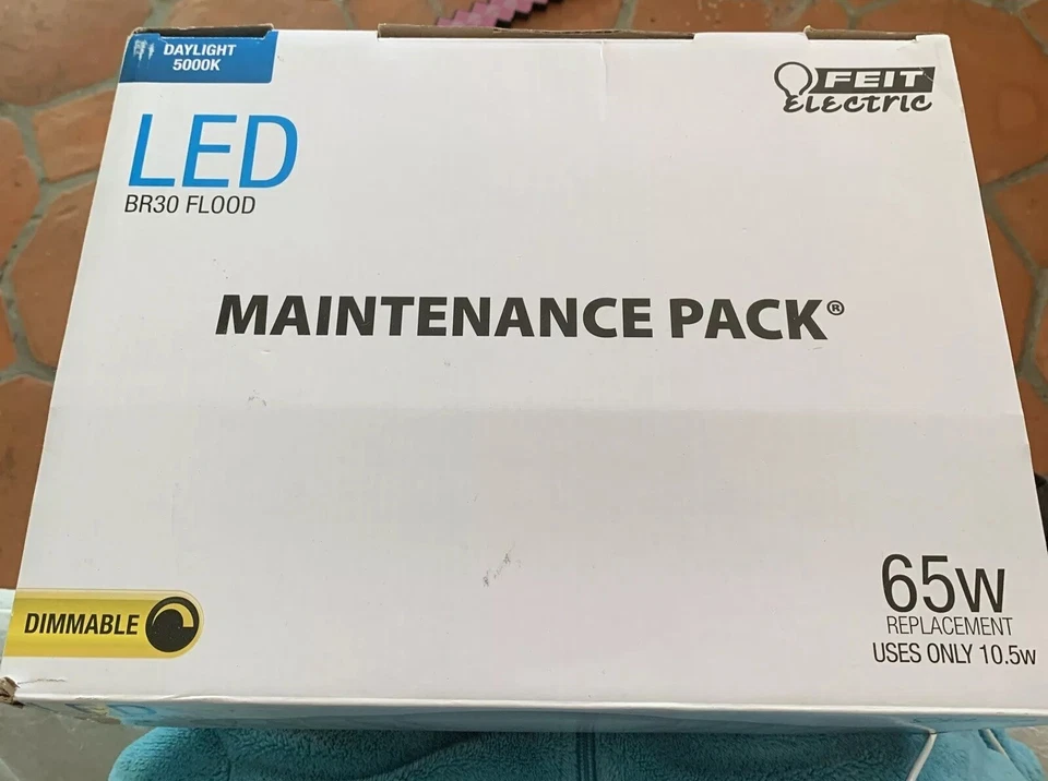 Feit Electric Dimmable Led BR 30 Flood 65W Soft White, 6 Count - Image 2 of 4