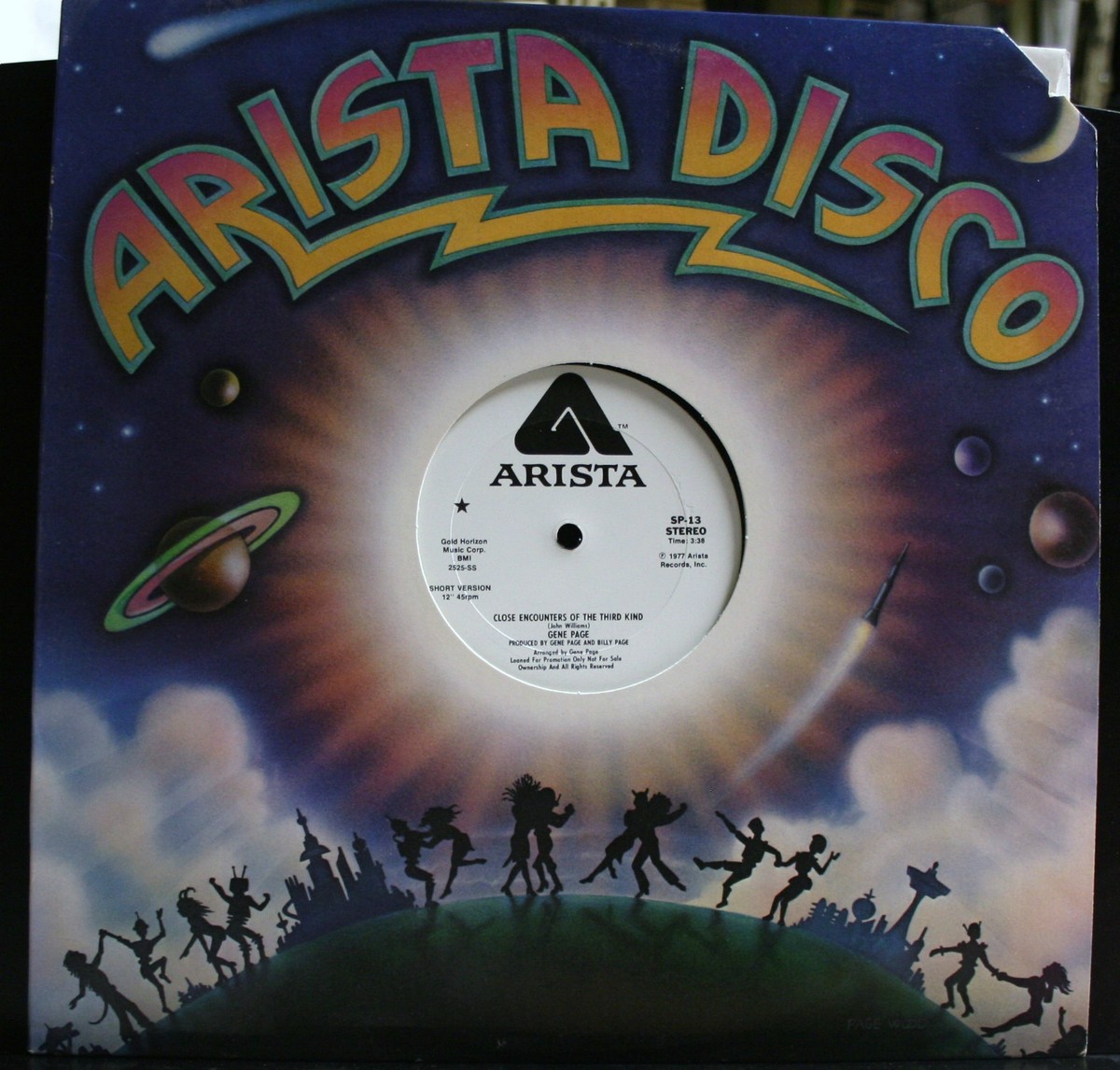 VINYL RECORD ALBUM ARISTA DISCO CLOSE ENCOUNTERS OF THE THIRD KIND
