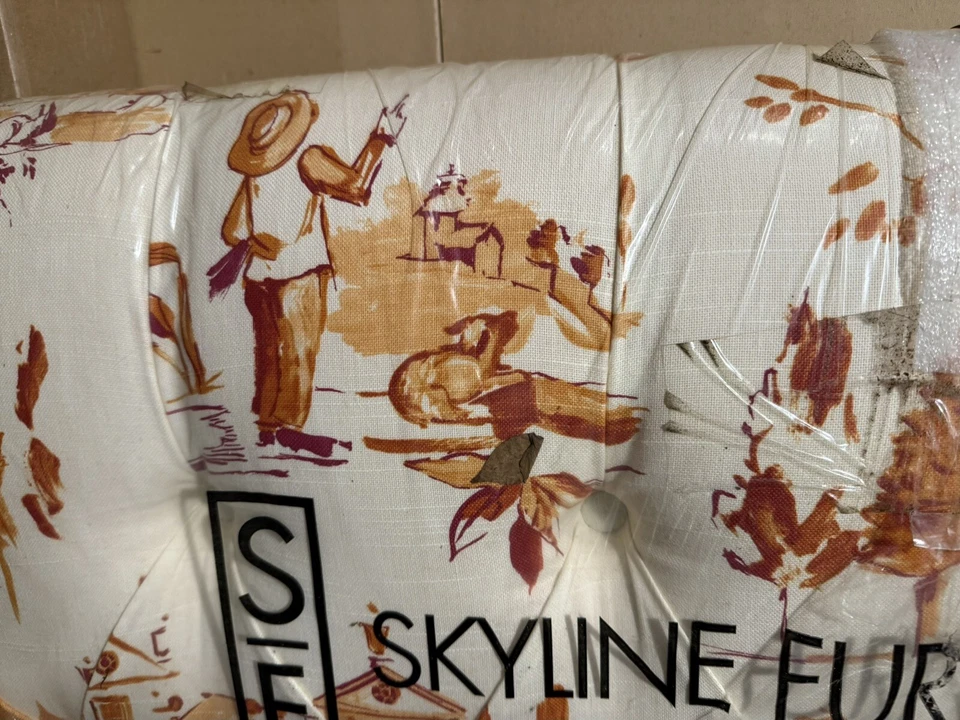 Upholstered Bed Headboard Only Full/Queen Bedroom  Never Used Pickup Only Noship - Image 4 of 4