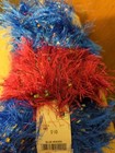 LOT/3 MODA DEA FUR EVER FUR/EYELASH YARN #3841  BLUE HEAVEN & pink 1.76oz/49yd — photo 2
