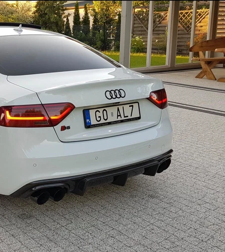 AUDI A5  DTM COUPE CONVERTIBLE REAR DIFFUSOR SPOILER SLINE 2011+ FREE SHIPING