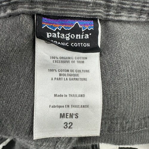Vintage Patagonia Mens 32x29 Straight Leg Corduroy Chino Pants Gray Cotton - Picture 3 of 14