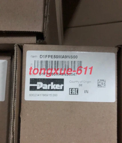 D1FPE50MA9NS00 PARKER Proportional Valve Brand New Via FedEx or DHL