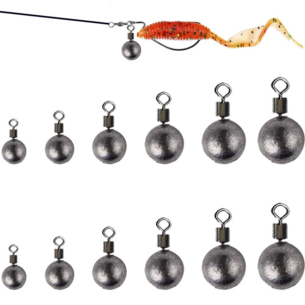 10pcs lot Fishing Weights Sinkers 3.5g 5g 7g 10g 14g 20g Fishing