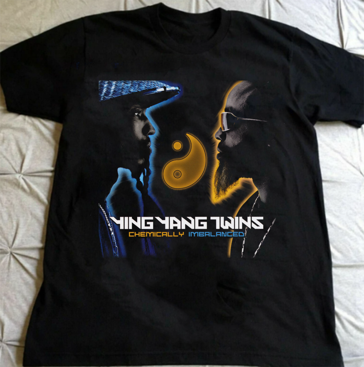 Ying Yang Twins Short Sleeve Gift For Fan Black S-2345XL Unisex T