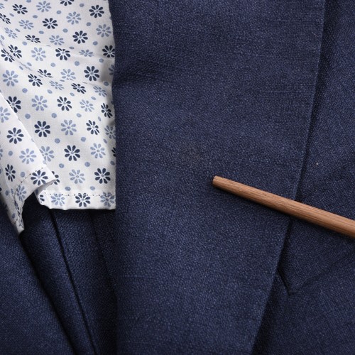 SUITCON Loro Piana Sakko Jacket ca. 58cm Sunset Kaschmir Seide Blau Cashmere Sil - Bild 8 von 17