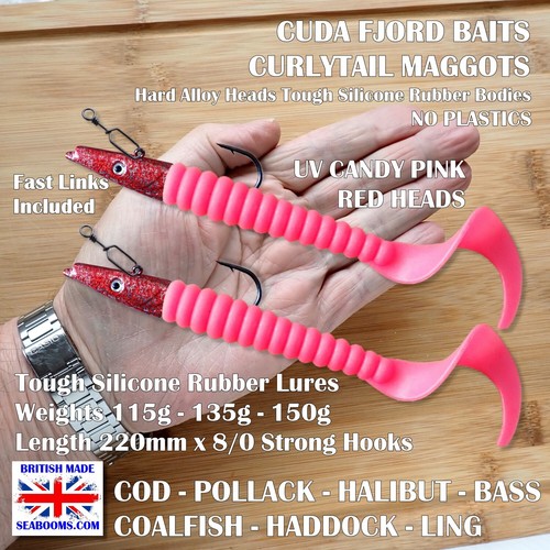 Norway Fjord Baits strong lures boat fishing for Cod Halibut Haddock