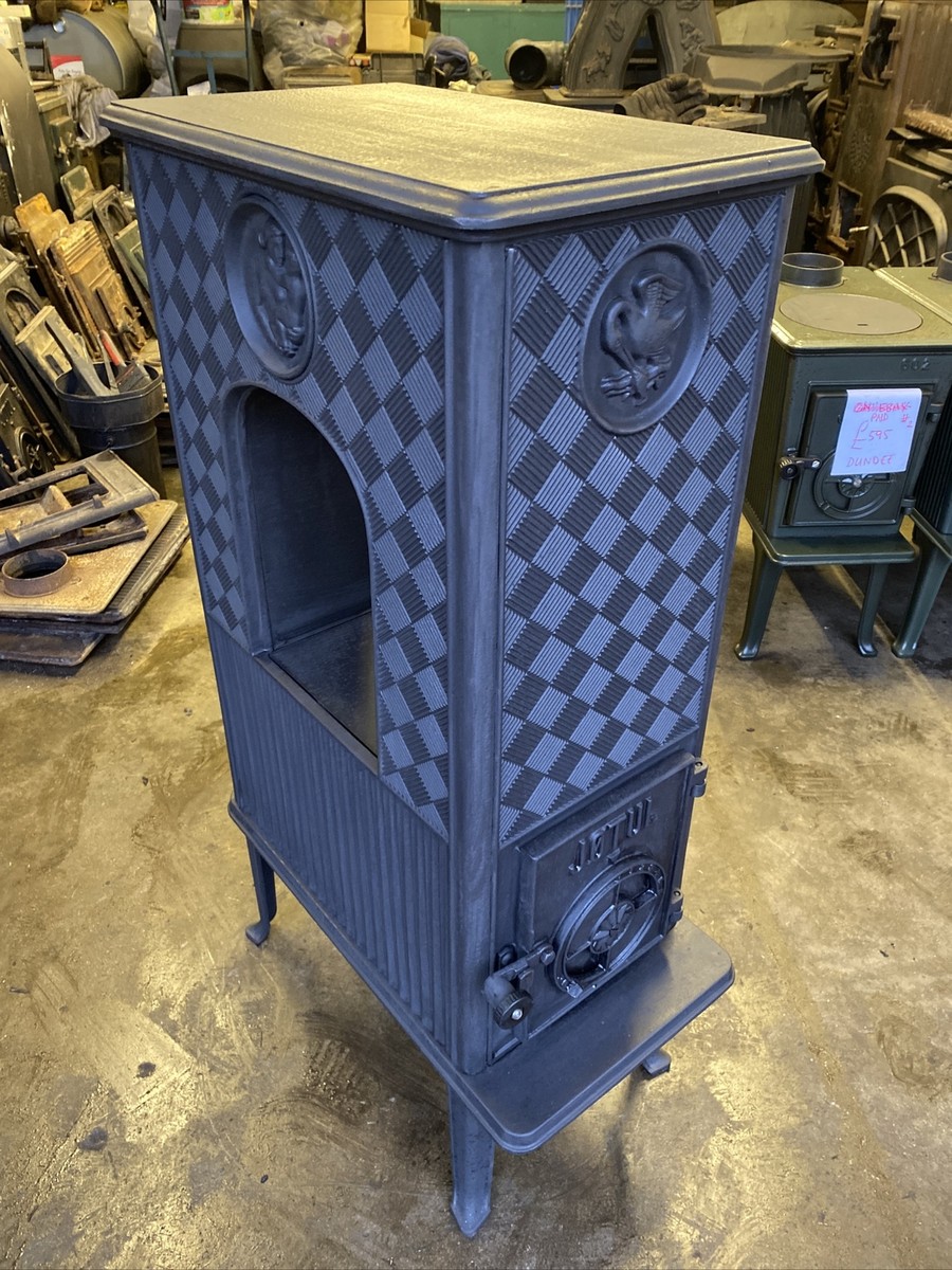 Jotul 606 Classic Cast Iron Wood Burning Stove Matt Black 5” Rear Flue Exit  #1 | eBay