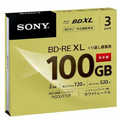 3セット　ソニー ブルーレイディスク BD-RE XL 100GB 3枚入り s-l400.jpg