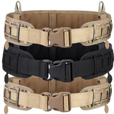 Tactical Hunting Shooting Molle System Battle Belt Combat Padded Patrol Belt