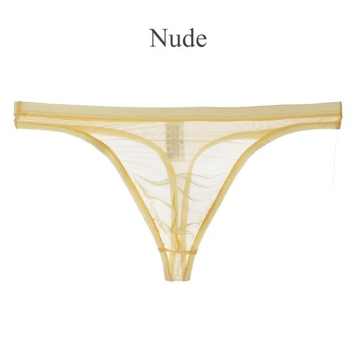 Men Sexy See-Through Mesh G-String Briefs Male Low Waist Underwear T-Back Thongs - Picture 6 of 22