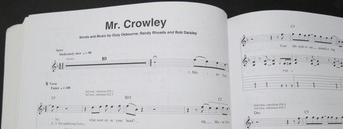 OZZY OZBOURNE guitar sheet music Vol. 64 Metal ROCK Mr. Crowley CRAZY TRAIN - Picture 2 of 6