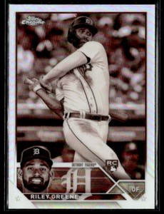 L258 - 2023 Topps Chrome Riley Greene #182 Sepia Refractor