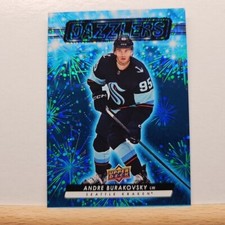2023-24 Upper Deck Series 1 Hockey Andre Burakovsky Dazzlers BLUE Foil # DZ-18