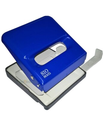 Bürolocher SIO 8005  2,5 mm  mit Schiene blau