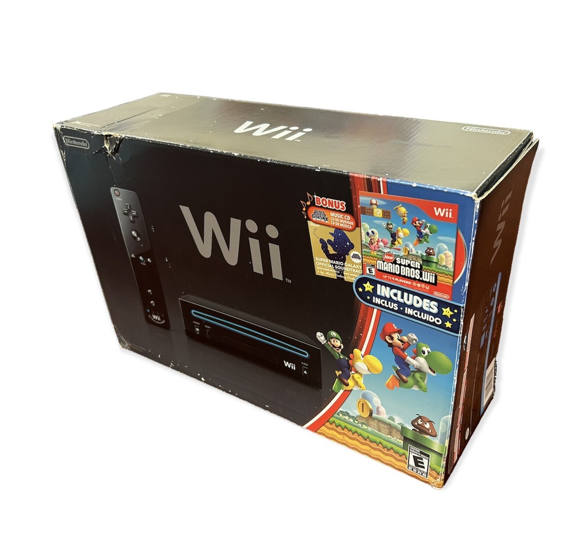 Nintendo Wii 箱あり Nintendo Wii Console Black Boxed 894 Japan import DHL 1 week