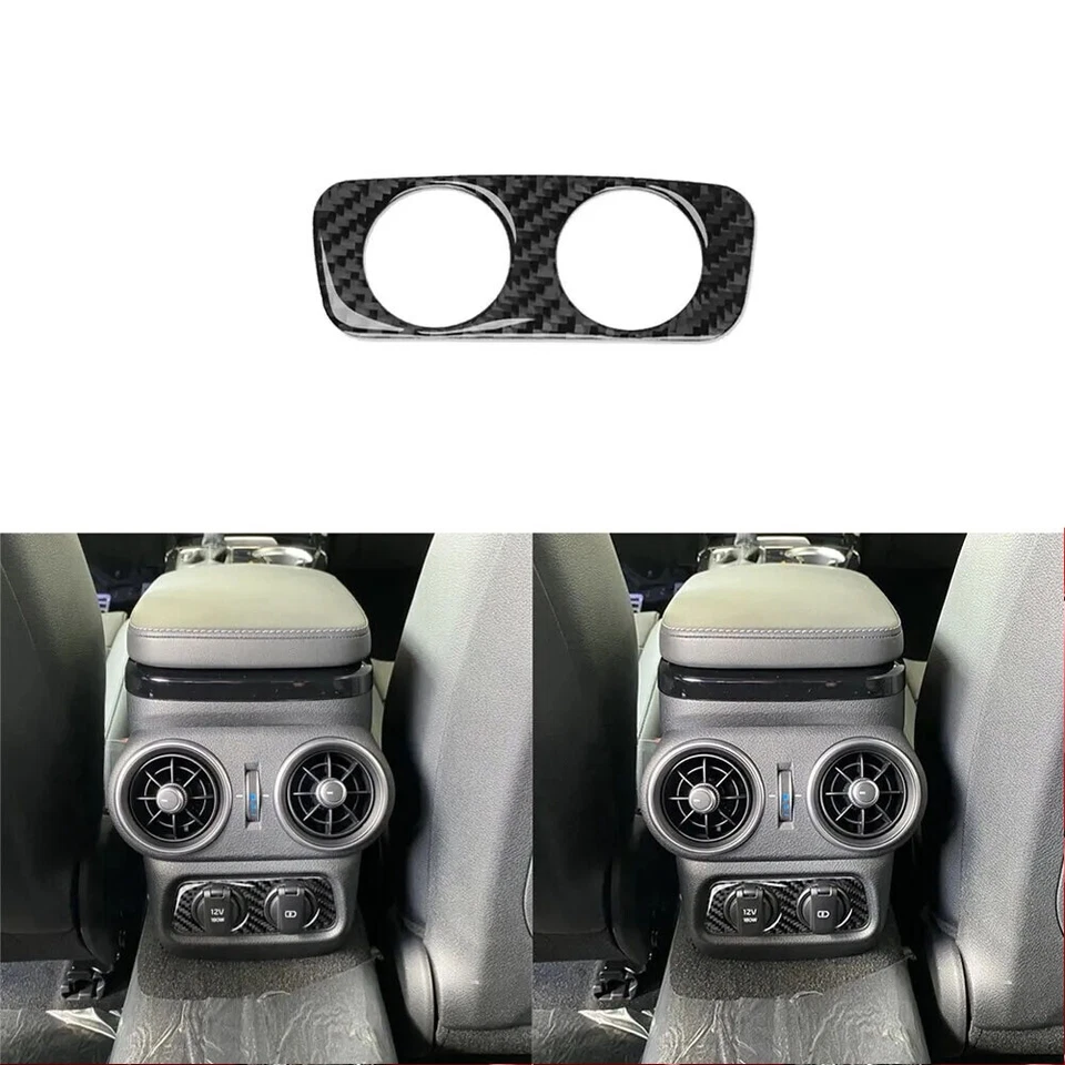 Kits de fibra de carbono real de 27 piezas cubierta interior completa para Kia Stinger 2019-2023 Foto 4 de 4