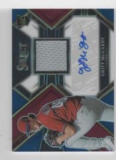 2023 Panini Select Autograph Tri-Color Prizm Griff McGarry RC AUTO Jersey /49