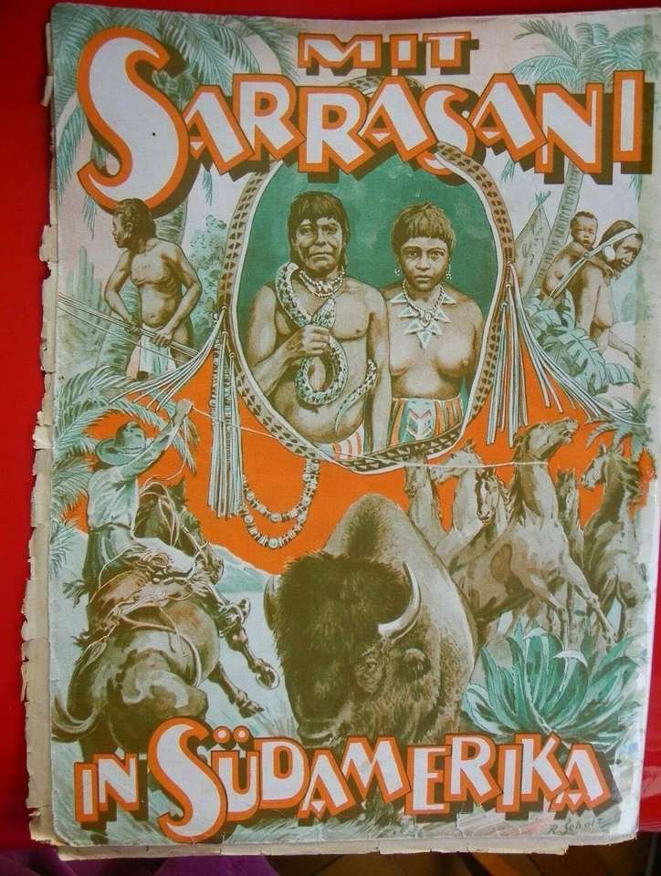 Sehr alter interessanter Prospekt Circus SARRASANI, Heft 1, Auflage 9 - MS: 2988 - Bild 2 von 4