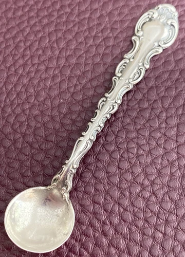 Strasbourg Pattern by Gorham 2.75" Sterling Silver Salt Spoon - No mono!