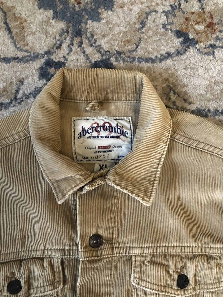 Chaqueta de pana vintage Abercrombie Kids XL juvenil Y2K niñas Foto 2 de 4