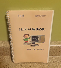 New Sealed Manual IBM PCjr Personal Computer Basic - Hands On Basic - 1502290