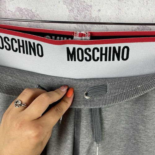 Vintage Moschino Shorts Men’s Luxury Y2K Big Logo Classic Gray Size XL - Picture 4 of 8