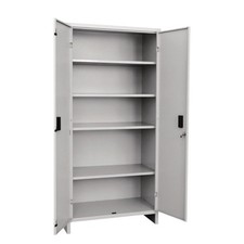 ARMADIO ARMADIETTO TUTTO PIANI 4 RIPIANI MENSOLE 60 x 40 x H 179 METALLO GRIGIO