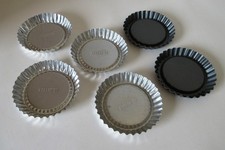 Tortenform Mini-Tortelett Quiche Tarte 10cm teilweise Antihaft-Beschichtung