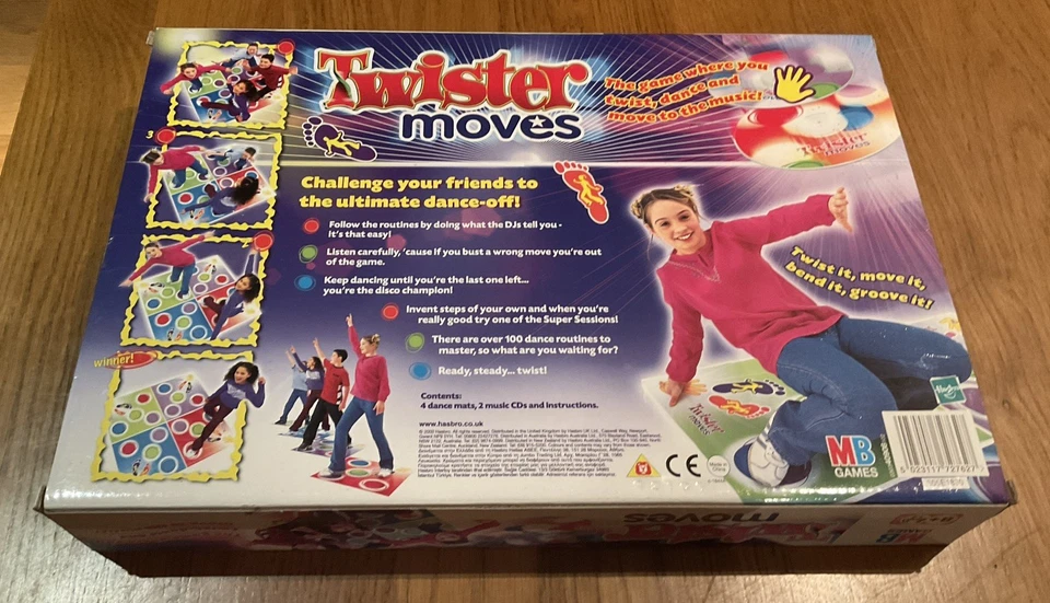 New MB Games Twister Moves from 2003 Dance And Move Game With 2 Cds - Image 2 of 3