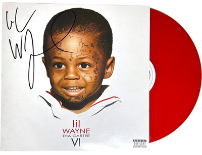 LIL WAYNE SIGNED AUTOGRAPHED THA CARTER VI 6 VINYL ALBUM LP RECORD