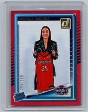 2025 Donruss WNBA Georgia Amoore #96 Red Holo #/299 - Washington Mystics
