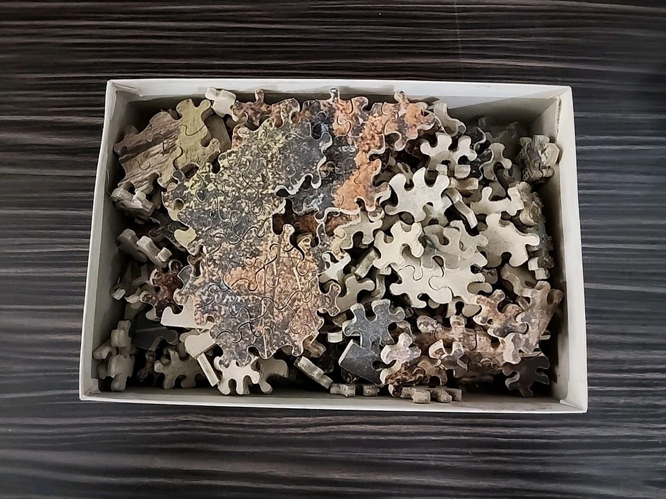 Vintage Joseph K. Straus “Foliage of Fall” WOOD JIGSAW PUZZLE 300+ pc RARE  - Image 2 of 4