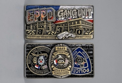 #ad Eagle Pass Police Dept EPPD Gang Intel Unit Challenge Coin Texas Task Force $45.00