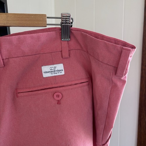 Vineyard Vines Performance Shorts Mens 46B Pink Stretch Athleisure 9.5 Inseam