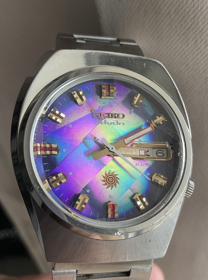 Seiko Advan 7019-7320 Aurora Prism Dial JDM w/ Box | eBay