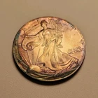2002 American Silver Eagle Coin - 1oz .999 Fine Silver, Toned, in Capsule