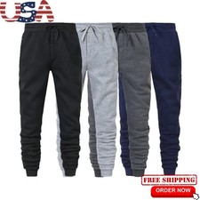 Men Casual Fashion Sports Trousers Gym Jogger Sweatpants Running Workout Pants