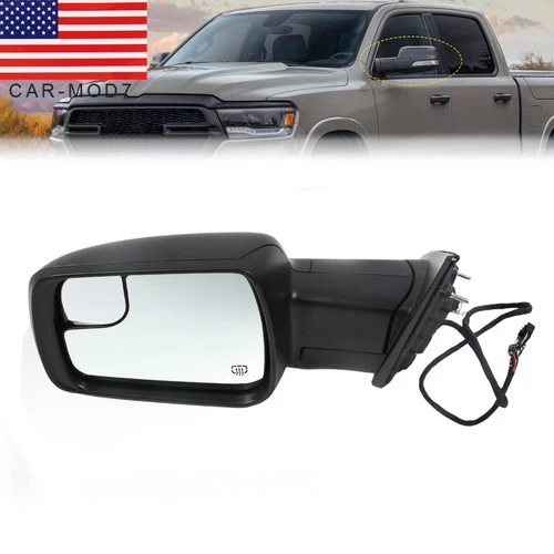 Mirror Heated Power Folding Driver Left Side For Ram 1500 2019-2024 68462769AB