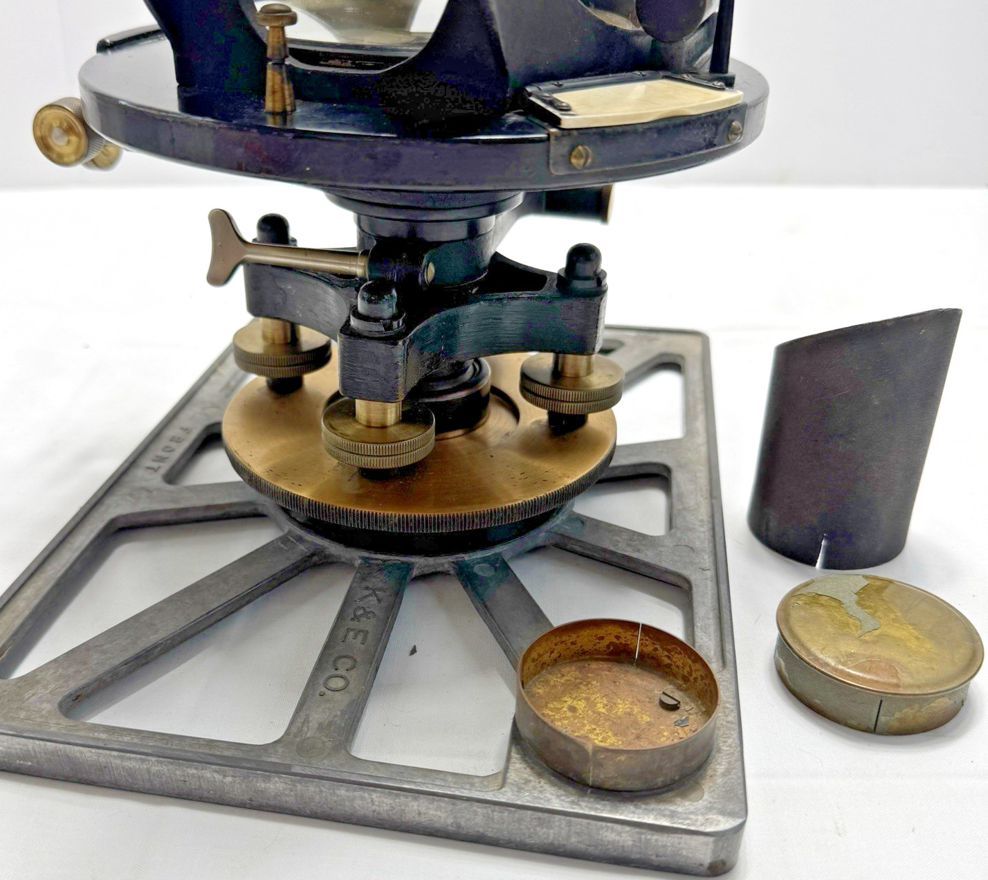 K&E Keuffel & Esser Paragon Engineers Transit Theodolite 5060 w Vertical Circle