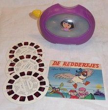 View Master 3 D Betrachter Dora lila mit 3 Scheiben Bilder De Reddertjes