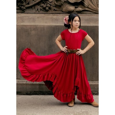 Joyfolie Mia Joy Braelyn Dress in Scarlet Girl s Size 6