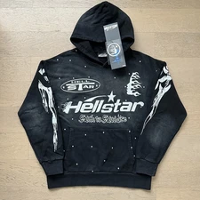 Hellstar Black Basic Hooded Sweatshirt Hoodie Size S-M-L-Xl