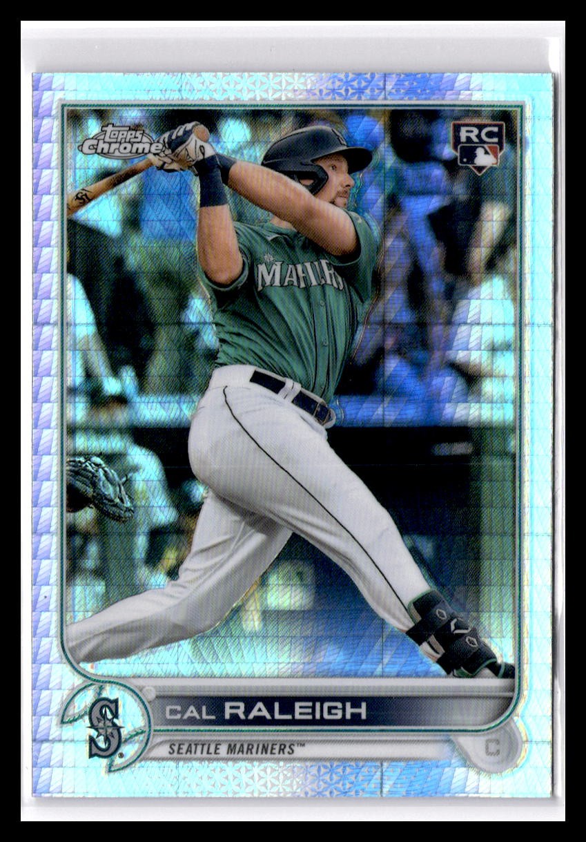 2022 Topps Chrome #149 Cal Raleigh Prism Refractor