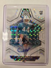 2024 Panini Mosaic - Rookie Autographs Mosaic Chop Robinson #321 White Prizm 